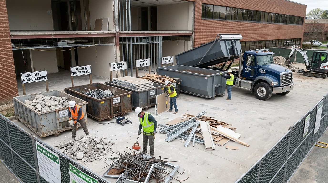 demolition debris hauling and disposal estimate