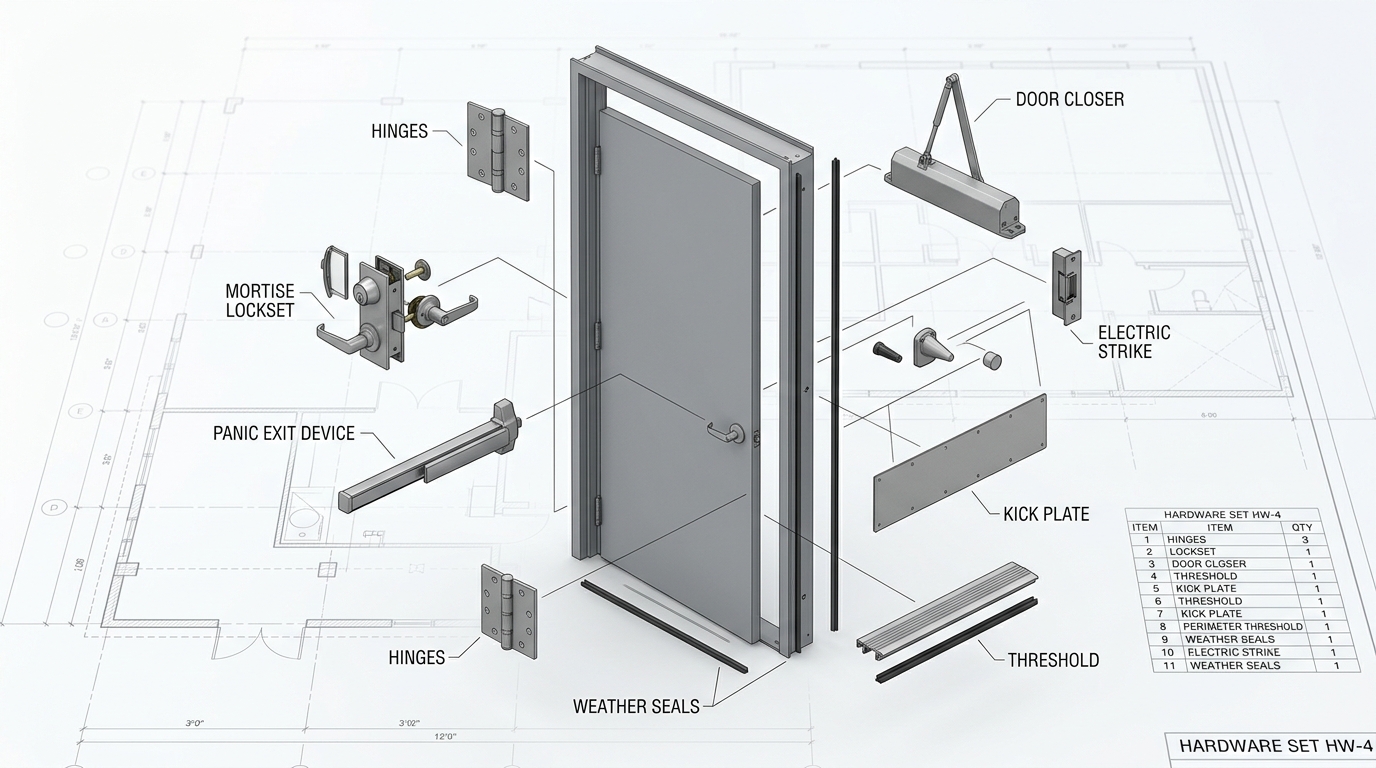 Door & Windows Complete Structure Diagram